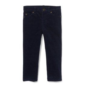 Janie & Jack boys navy corduroy pants 12-18m